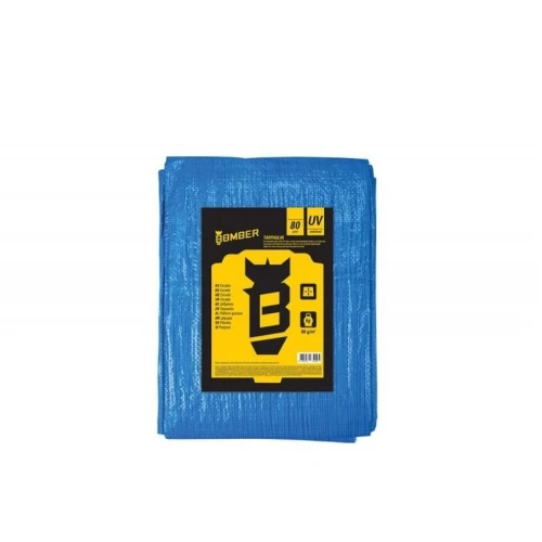 Prelata impermeabila BOMBER Villager 074665, albastru, 8 x 12 m, 80 g/mp