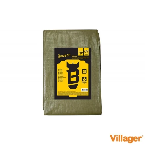 Prelata impermeabila BOMBER Villager 074675, verde, 8 x 10 m, 150g/mp