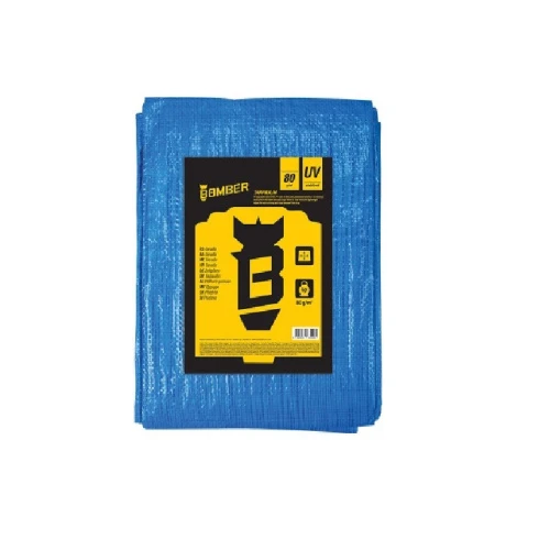 Prelata impermeabila BOMBER Villager, albastru, 5 x 8 m, 80 g/mp