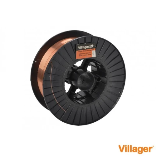 Sarma pentru sudura VILLAGER ER70S-6, MIG-MAG, 0.8 mm, se vinde la rola de 5 kg, pret pe 1 kg