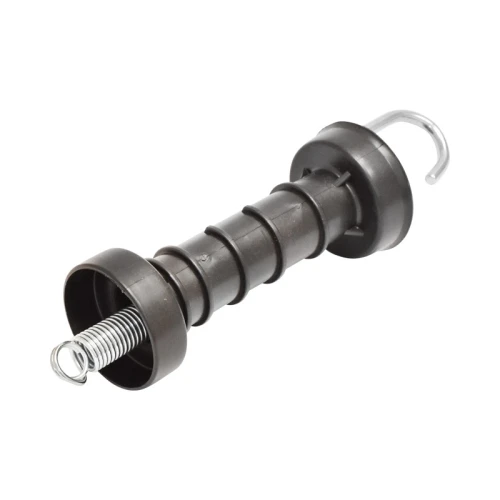 Maner poarta negru cu carlig si arc gard electric Breckner Germany