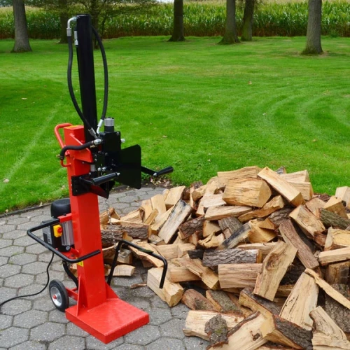 Despicator de busteni HECHT 6110, motor electric, putere 2400 W, presiune maxima 10 tone, lungime maxima lemn 70 cm, diametru maxim lemn 30 cm