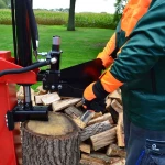 Despicator de busteni HECHT 6110, motor electric, putere 2400 W, presiune maxima 10 tone, lungime maxima lemn 70 cm, diametru maxim lemn 30 cm