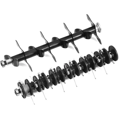 Scarificator si aerator electric HECHT 1683 2 in 1, putere motor 1600 W, sac colectare 48 litri, latime de lucru 38 cm