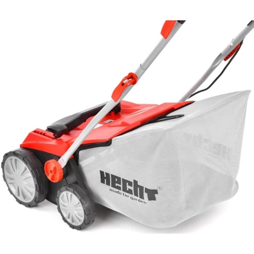 Scarificator si aerator electric HECHT 1683 2 in 1, putere motor 1600 W, sac colectare 48 litri, latime de lucru 38 cm