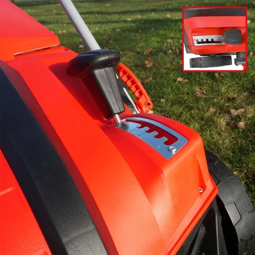 Scarificator si aerator electric HECHT 1848 2 in 1, putere motor 1800 W, sac colectare 55 litri, latime de lucru 40 cm