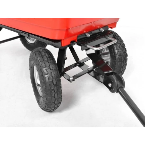 Remorca carucior HECHT52150  capacitate incarcare 250 kg, compatibila cu tractorasele de tuns iarba