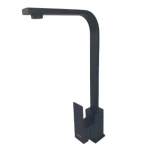 Baterie bucatarie MIXXUS KUB-011 BLACK din otel inoxidabil, Monocomanda, Racorduri incluse