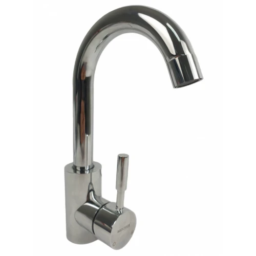 Baterie bucatarie MIXXUS SUS-011-B CHROME din otel inoxidabil, Monocomanda, Racorduri incluse