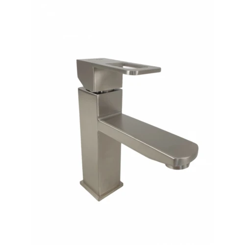 Baterie lavoar MIXXUS FIT-001 din otel inoxidabil, Monocomanda, Racorduri incluse