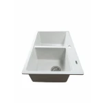 Chiuveta de bucătărie Elefant Premium Harmony , Alb, 775x495/420 mm