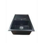 Chiuveta de bucătărie Elefant Premium Troya 7850 , Negru metalic 776x496 mm