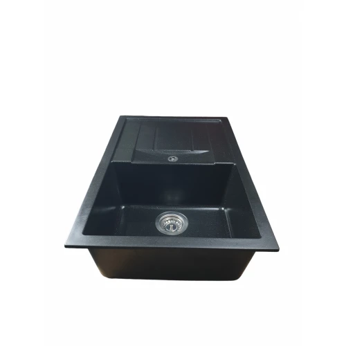 Chiuveta de bucătărie Elefant Premium Troya 7850 , Negru metalic 776x496 mm