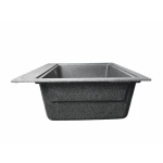 Chiuvetă din compozit de granit pentru bucătărie ELEFANT PREMIUM 5852 VESTA Grafit