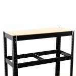 Raft Negru 120Wx45Dx180Hcm pentru depozitare din otel ROTOR