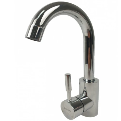 Baterie bucatarie MIXXUS SUS-011-B CHROME din otel inoxidabil, Monocomanda, Racorduri incluse