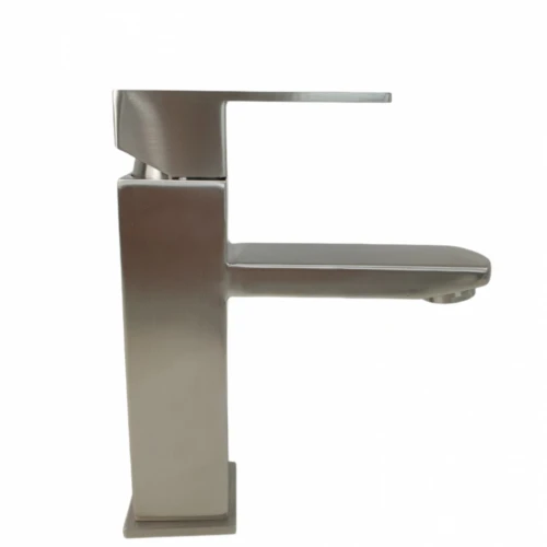 Baterie lavoar MIXXUS KUB-001 din otel inoxidabil, Monocomanda, Racorduri incluse