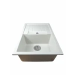 Chiuveta de bucătărie Elefant Premium Troya 7850 , Alb 776x496 mm