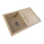 Chiuveta de bucătărie Elefant Premium Troya 7850 , Nisip bej 776x496 mm