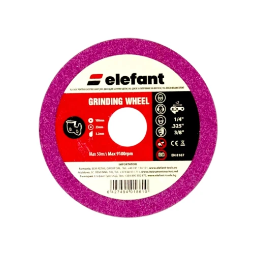 Disc pentru ascutire lant 108*23*3.2mm, Elefant