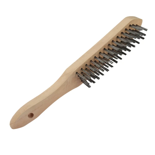 Perie universala de mana ROTOR otel, maner lemn