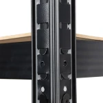 Raft Negru 120Wx45Dx180Hcm pentru depozitare din otel ROTOR