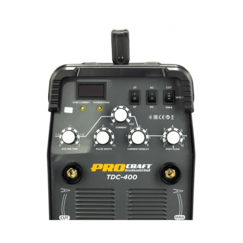 TDC-400 invertor de sudura PROCRAFT INDUSTRIAL, produsul contine tv 10 lei, 13.2 kg