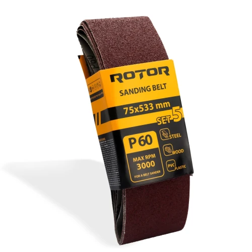 Banda de slefuit ROTOR P60 75*533 set 5