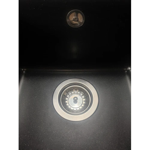 Chiuveta de bucătărie Elefant Premium Liana , Negru metalic , 430x620 mm