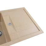 Chiuveta de bucătărie Elefant Premium Troya 7850 , Nisip bej 776x496 mm