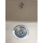 Chiuvetă din compozit de granit pentru bucătărie ELEFANT PREMIUM 7850 VERONA Safari bej 775 x 495 mm