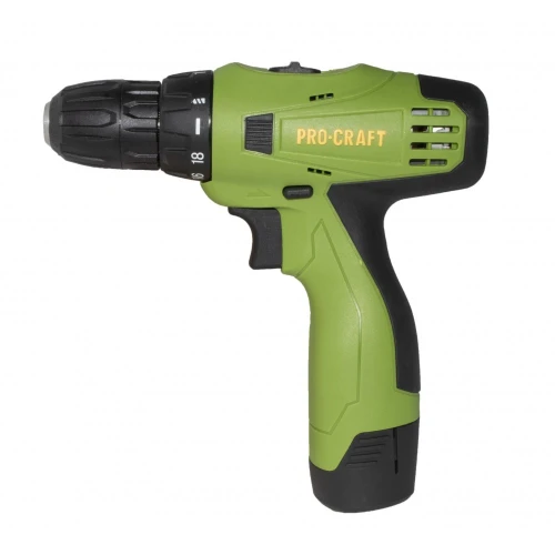 Masina de insurubat cu acumulator Procraft PA12PRO DFR, 12V/2A, 1350 RPM, mandrina 10 mm, 2 baterii