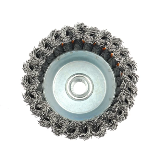 Perie de sarma tip cupa cu noduri rasucite ROTOR 100mm M14