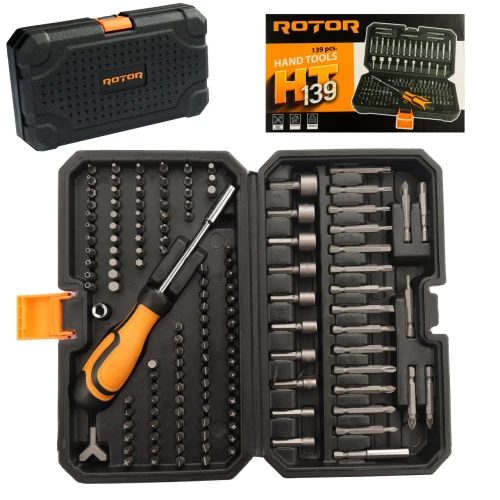 Set trusa biti,139 piese ROTOR RHT139