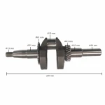 Ambielaj Honda GX 200 - 20mm, motocultor (7 CP), Elefant