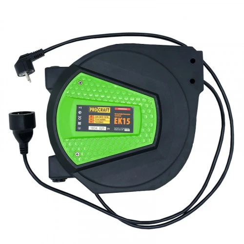 Bobina prelungitoare retractabila 15m PROCRAFT EK15