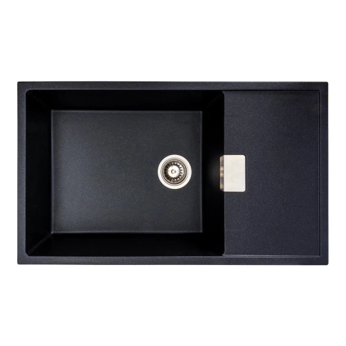 Chiuveta de bucatarie Elefant Premium Diamond Negru metalic, 856x500mm