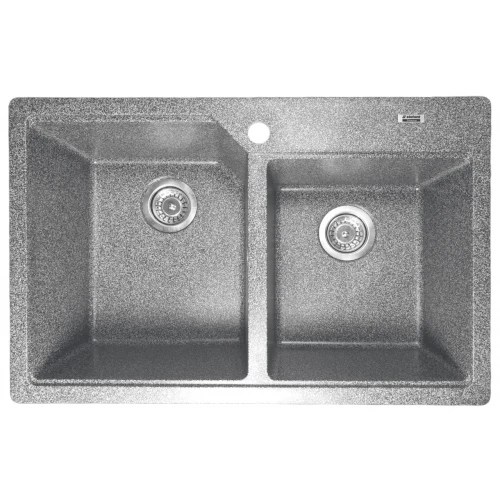 Chiuveta de bucătărie Elefant Premium Harmony , Grafit , 775x495/420 mm