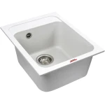 Chiuveta de bucătărie Elefant Premium Korrado ,Alb, 497x398 mm