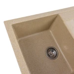 Chiuveta de bucătărie Elefant Premium Troya 7850 , Nisip bej 776x496 mm