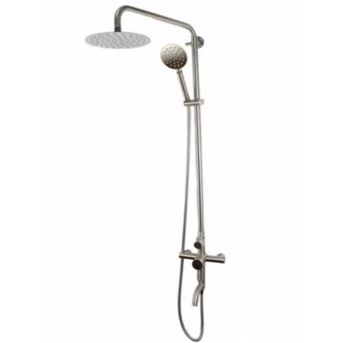 Coloana de dus Mixxus SUS-009-J, 120 cm baterie si para, monocomanda, furtun flexibil