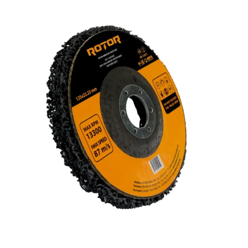 Disc abraziv pentru indepartarea vopselei din lemn si fier 125 X 22.2 TYPE CORAL granulatie 80 ROTOR