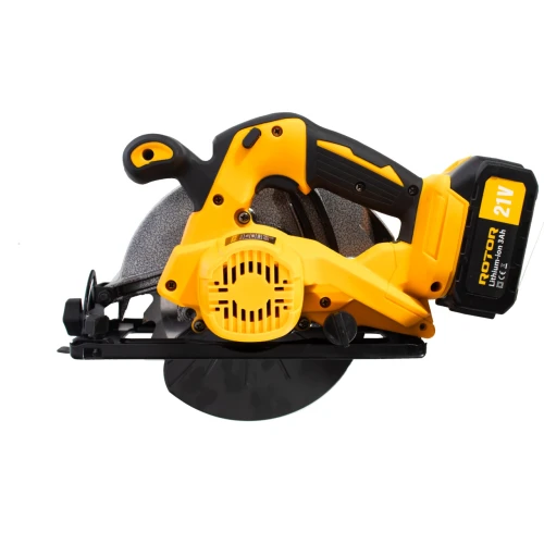 Fierastrau circular pe acumulator ROTOR RSC21, 21V/ 3Ah, 1000 W, 4300 rot/min, Brushless