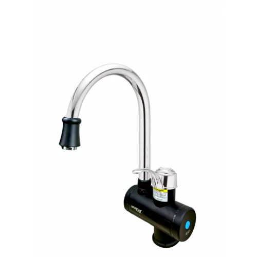 MIXXUS Electra 240-E Black robinet instant electric pentru apa, 3 kW din plastic si otel inoxidabil