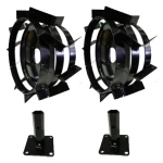 Set roti metalice 300x135 cu manicot, 23 de axe, Elefant