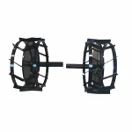 Set roti metalice 470x195 cu manicot, diametru ax 33mm, Elefant