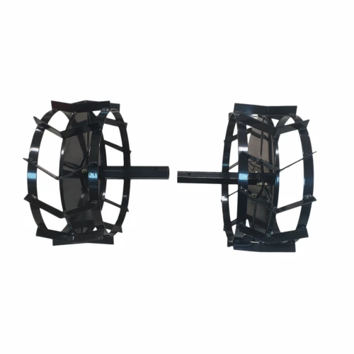 Set roti metalice 470x195 cu manicot, diametru ax 33mm, Elefant