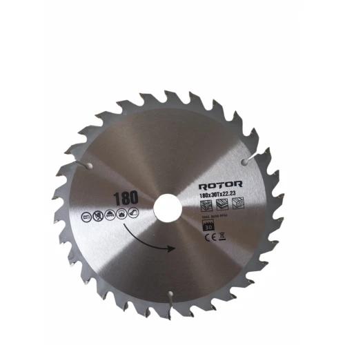 180X22.23 30T disc de taiat lemnul ROTOR