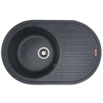 Chiuveta de bucătărie Elefant Premium Lira, Grafit , 496x767 mm