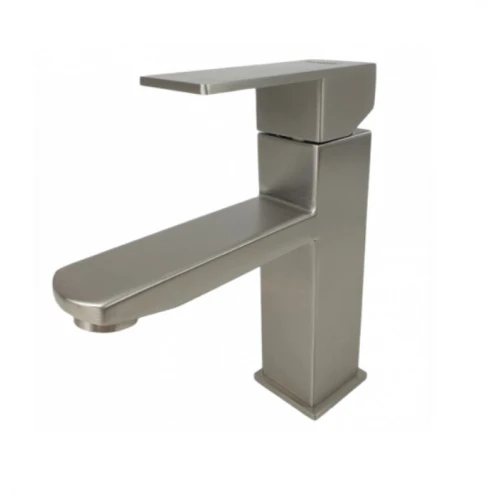 Baterie lavoar MIXXUS KUB-001 din otel inoxidabil, Monocomanda, Racorduri incluse